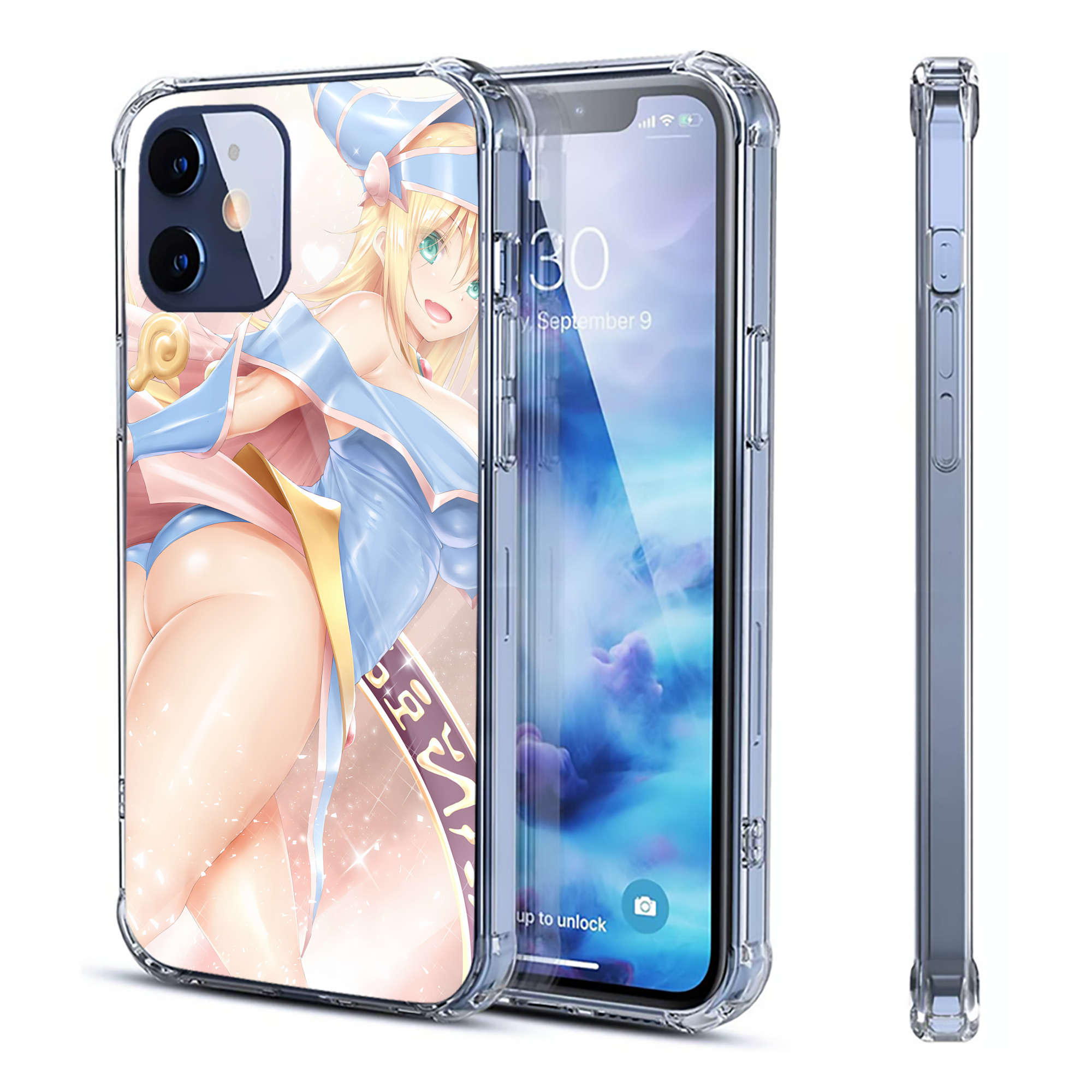 （画像用） 遊☆戯☆王 Yu-Gi-Oh! 【iPhone 12シリーズ対応】透明スマホケース（クリアソフトケース）